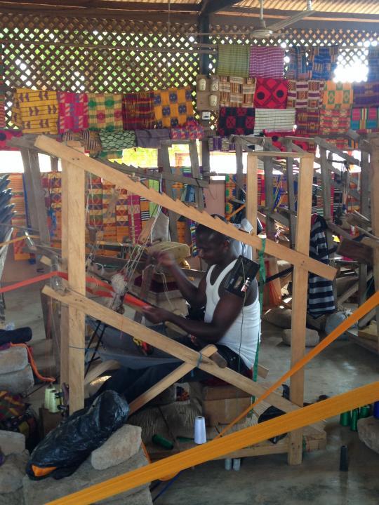 Bonwire Kente Factory Ghana 