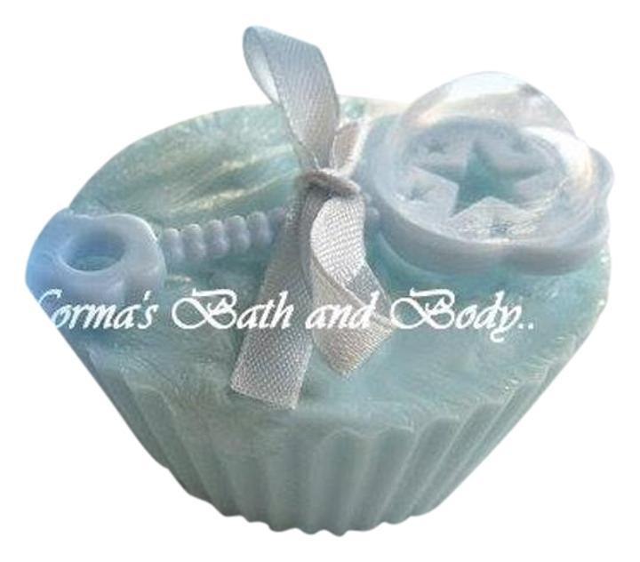 baby boy cupcake soap