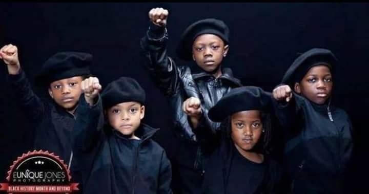 New Black Panther Party cubs of Khalid...  ✊