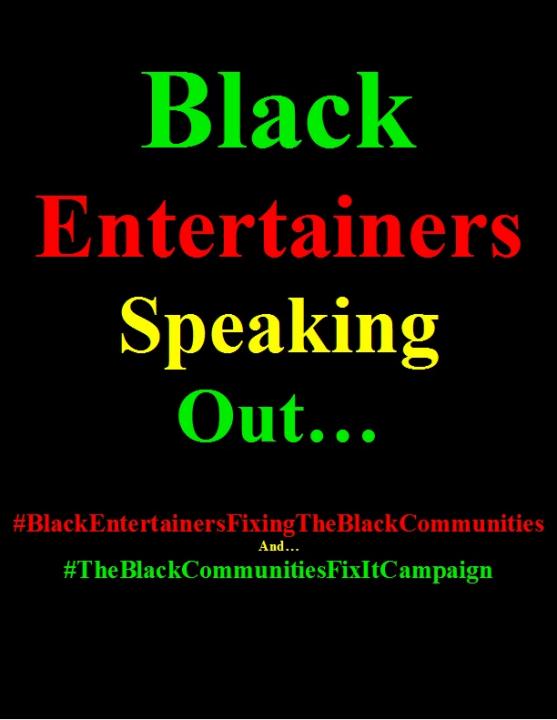 Black Entertainers Speaking Out